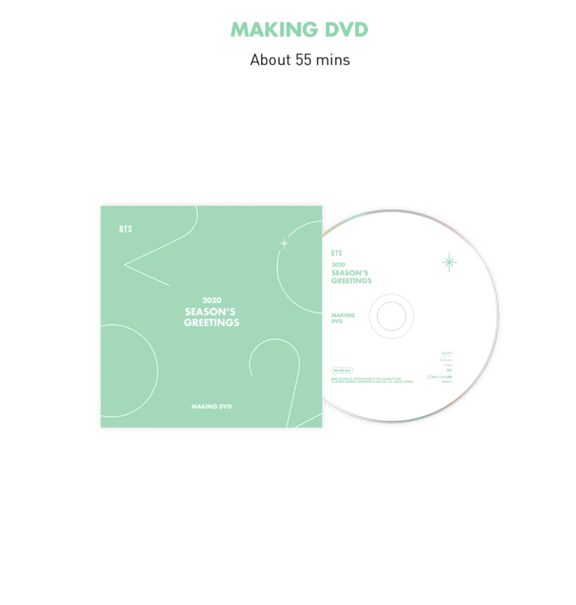 BTS 2020 SEASON'S GREETINGS DVD シーグリ BTS 2020 Season's Greetings – Choice Music LA