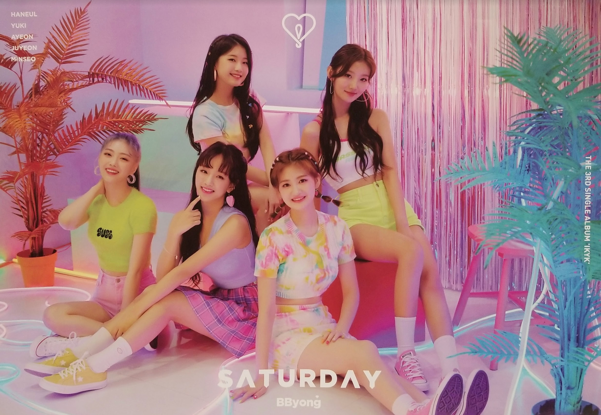 Saturday 3rd Single Album IKYK Official Poster - Photo Concept 1