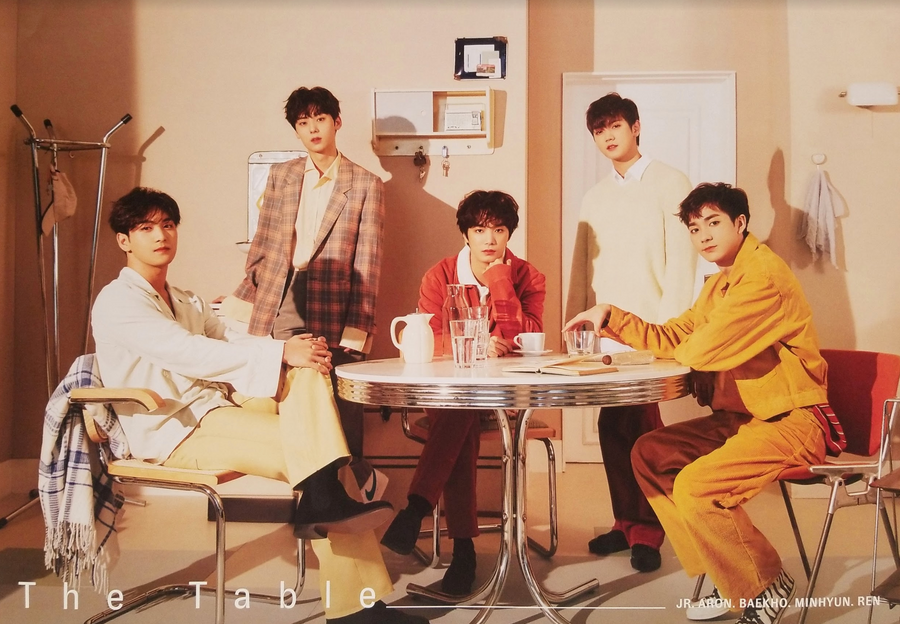NU'EST 7th Mini Album The Table Official Poster - Photo Concept Group