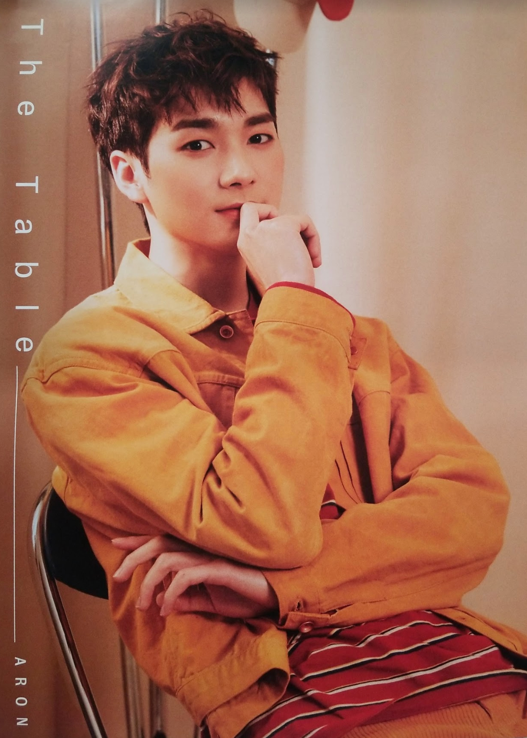 Nu&#39;est 7th Mini Album The Table Official Poster - Photo Concept Aron