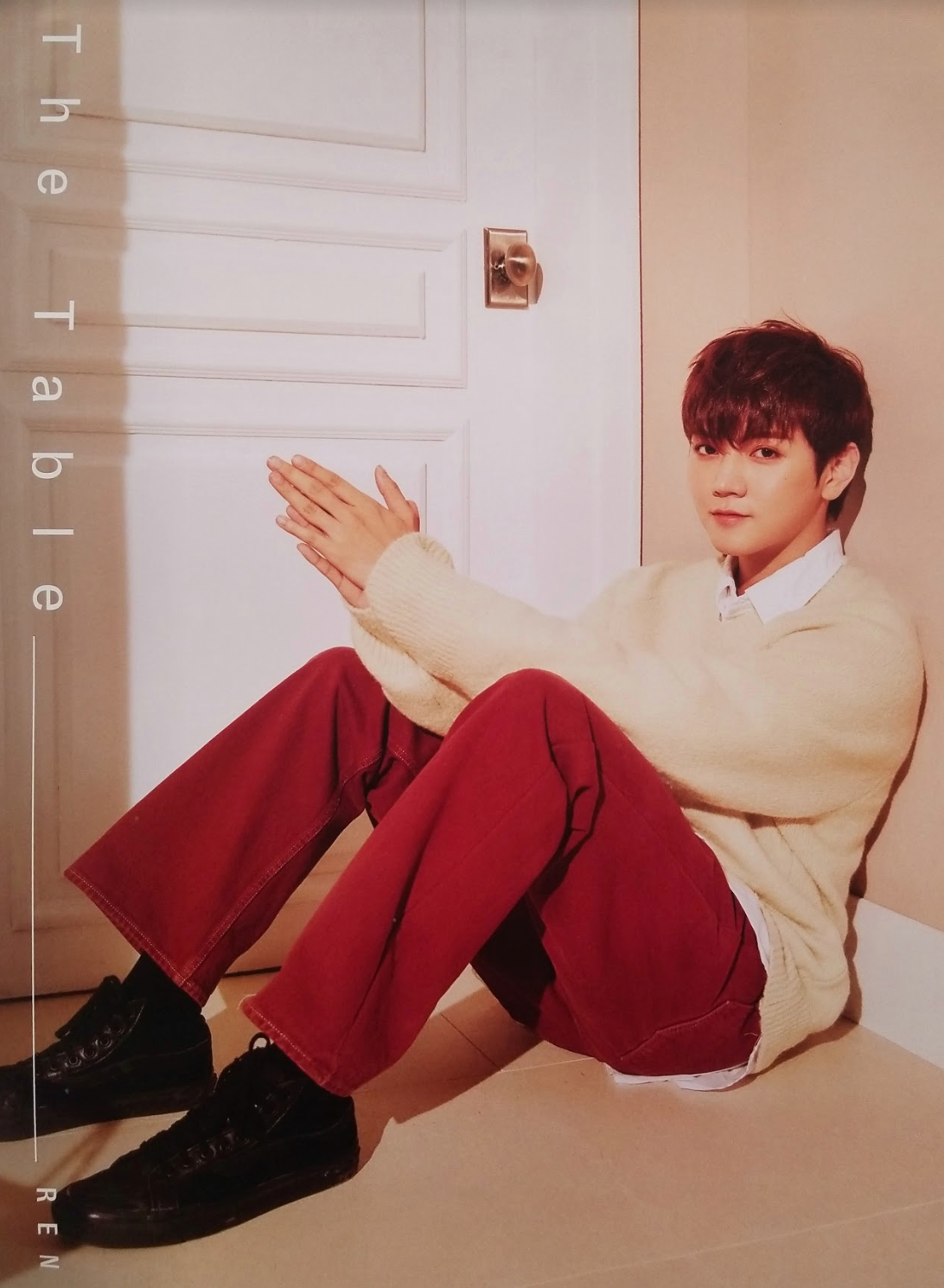 NU&#39;EST 7th Mini Album The Table Official Poster - Photo Concept Ren
