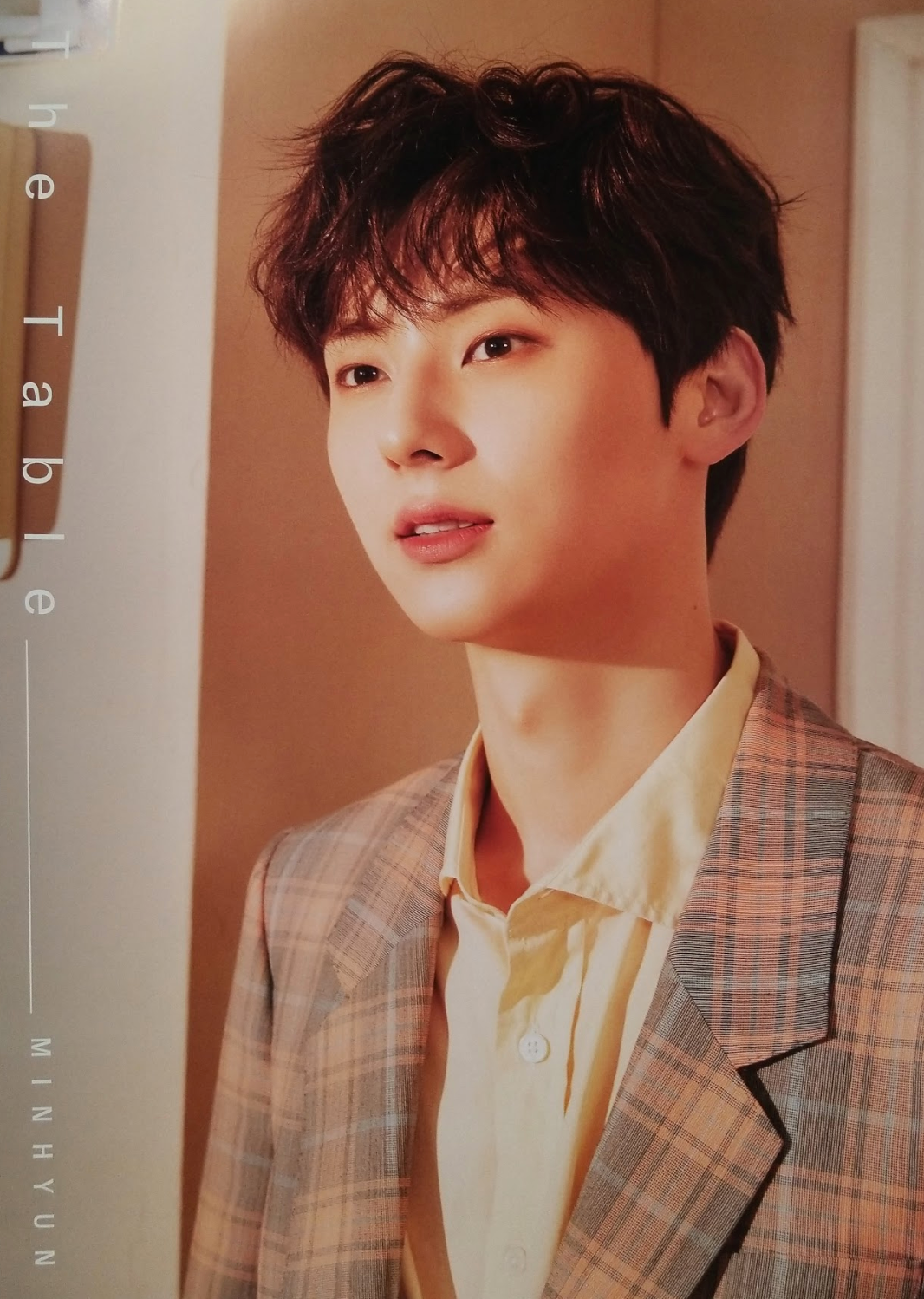 NU'EST 7th Mini Album The Table Official Poster - Photo Concept Minhyun