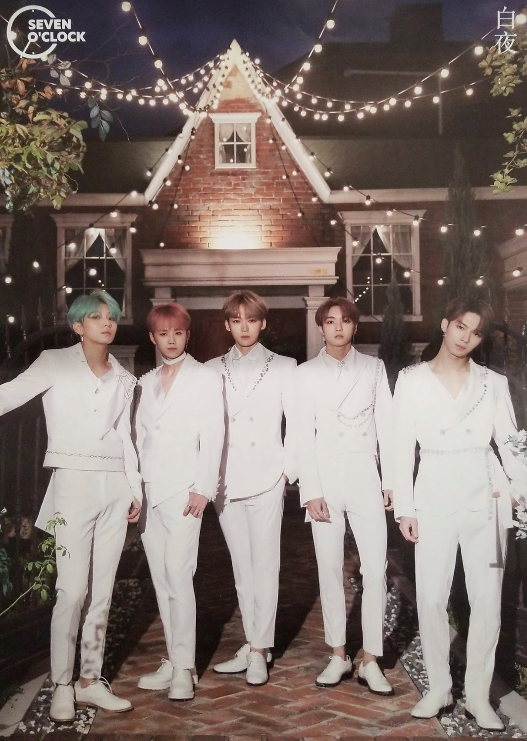 Seven O' Clock 3rd Mini Album White Night Official Poster - Photo Concept 1