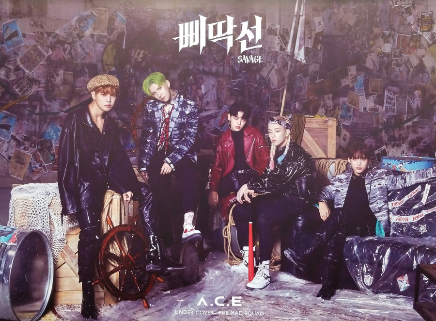 A.C.E 3rd Mini Album Undercover: The Mad Squad Official Poster - Photo Concept 2