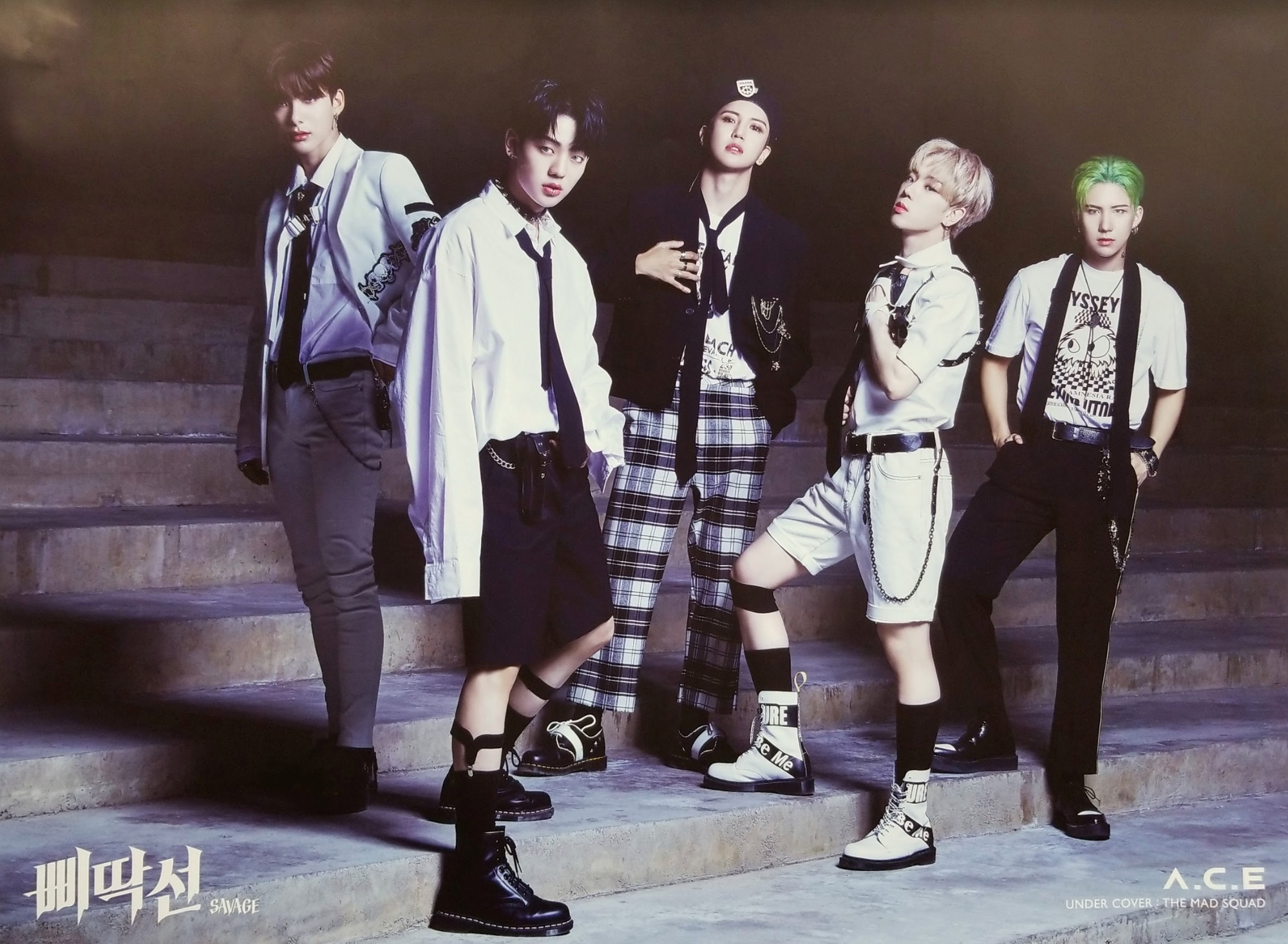 A.C.E 3rd Mini Album Undercover: The Mad Squad Official Poster - Photo Concept 1