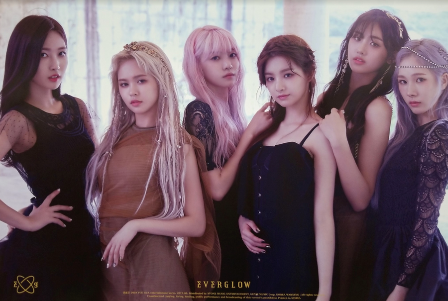Everglow 2nd Single Album Hush Official Poster - Photo Concept 1