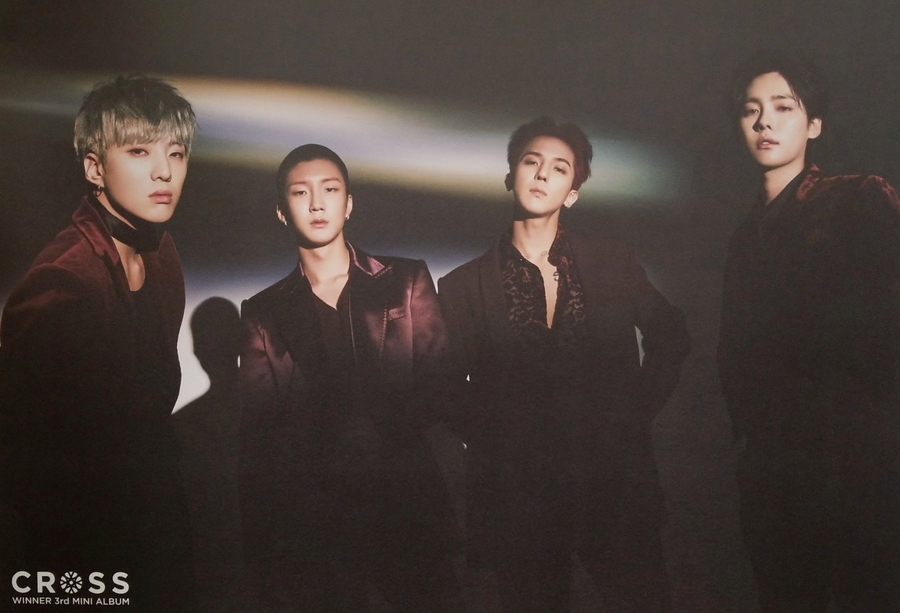 Winner 3rd Mini Album Cross Official Double Sided Poster - Photo Concept 2