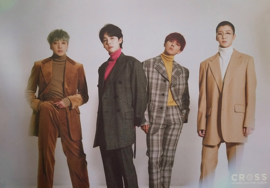 Winner 3rd Mini Album Cross Official Double Sided Poster - Photo Concept 2