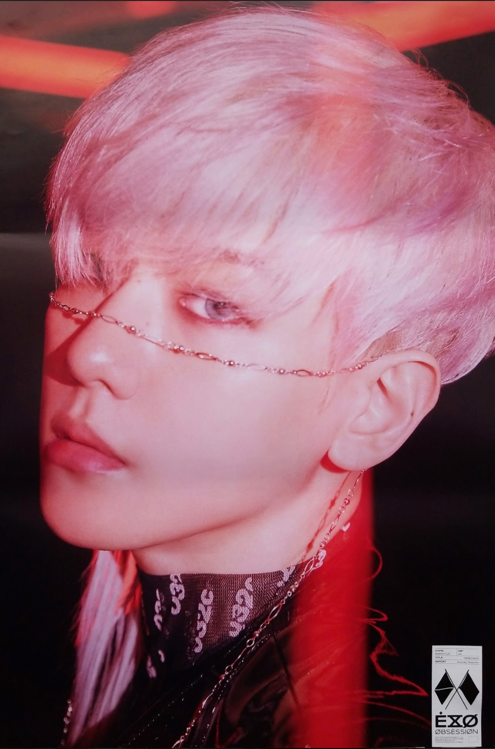 EXO 6th Album Obsession Official Poster - Photo Concept Baekhyun B