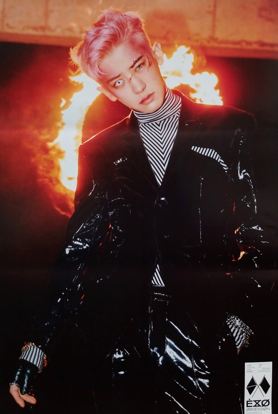 EXO 6th Album Obsession Official Poster - Photo Concept Chanyeol B