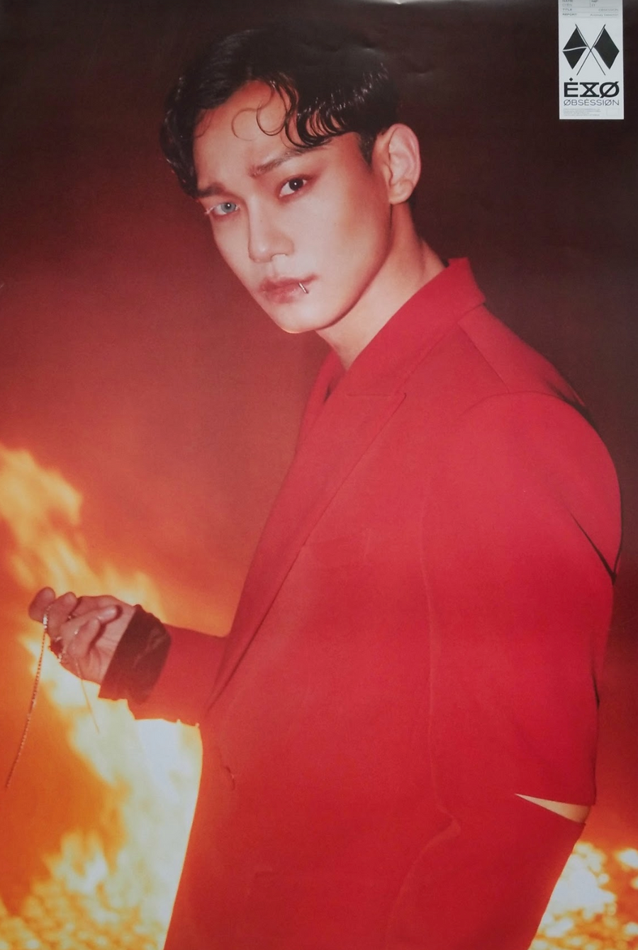 EXO 6th Album Obsession Official Poster - Photo Concept Chen B