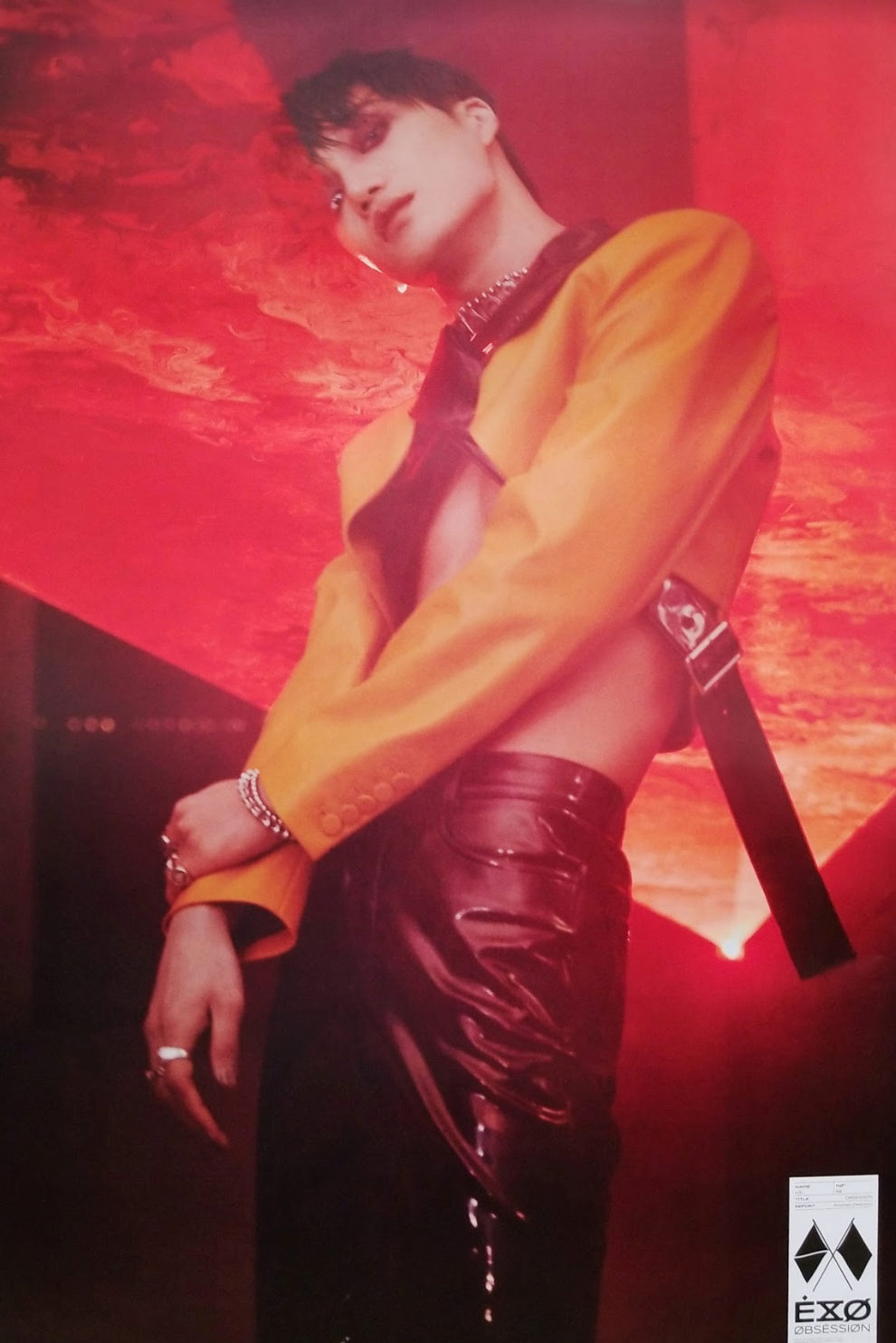 EXO 6th Album Obsession Official Poster - Photo Concept Kai B