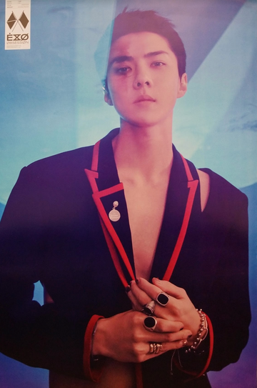 EXO 6th Album Obsession Official Poster - Photo Concept Sehun B