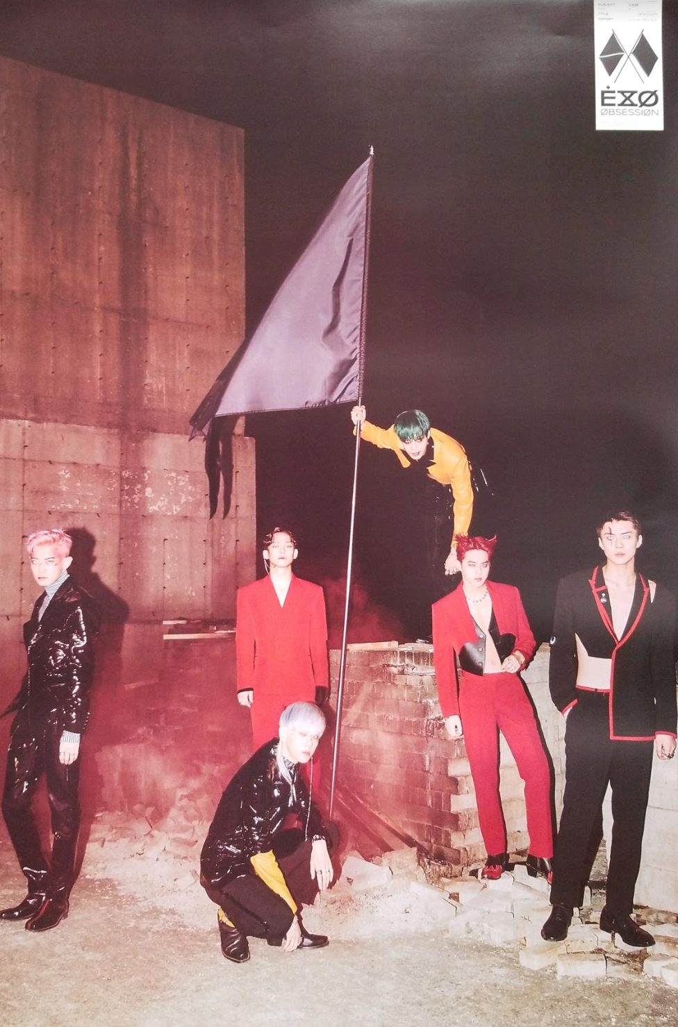 EXO 6th Album Obsession Official Poster - Photo Concept Group B