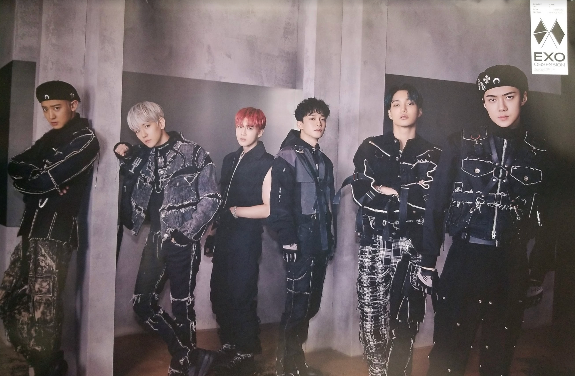 EXO 6th Album Obsession Official Poster - Photo Concept Group C
