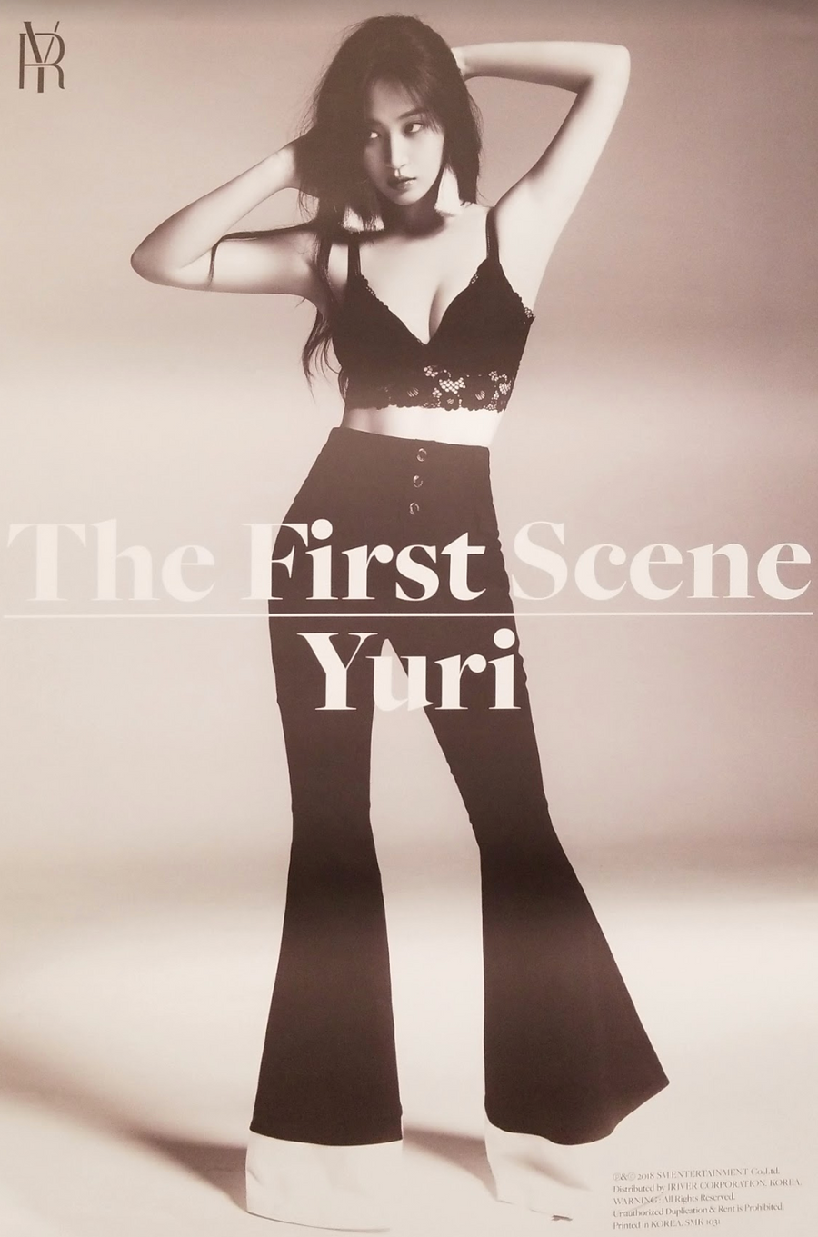 Yuri 1st Mini Album The First Scene Official Poster - Photo Concept 1