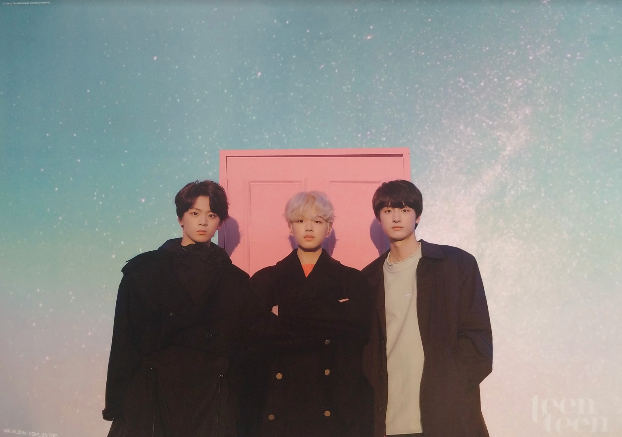 TEEN TEEN 1st Mini Album VERY, ON TOP Official Poster - Photo Concept 1