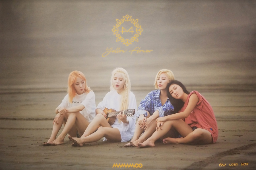 Mamamoo 6th Mini Album Yellow Flower Official Poster - Photo Concept 1