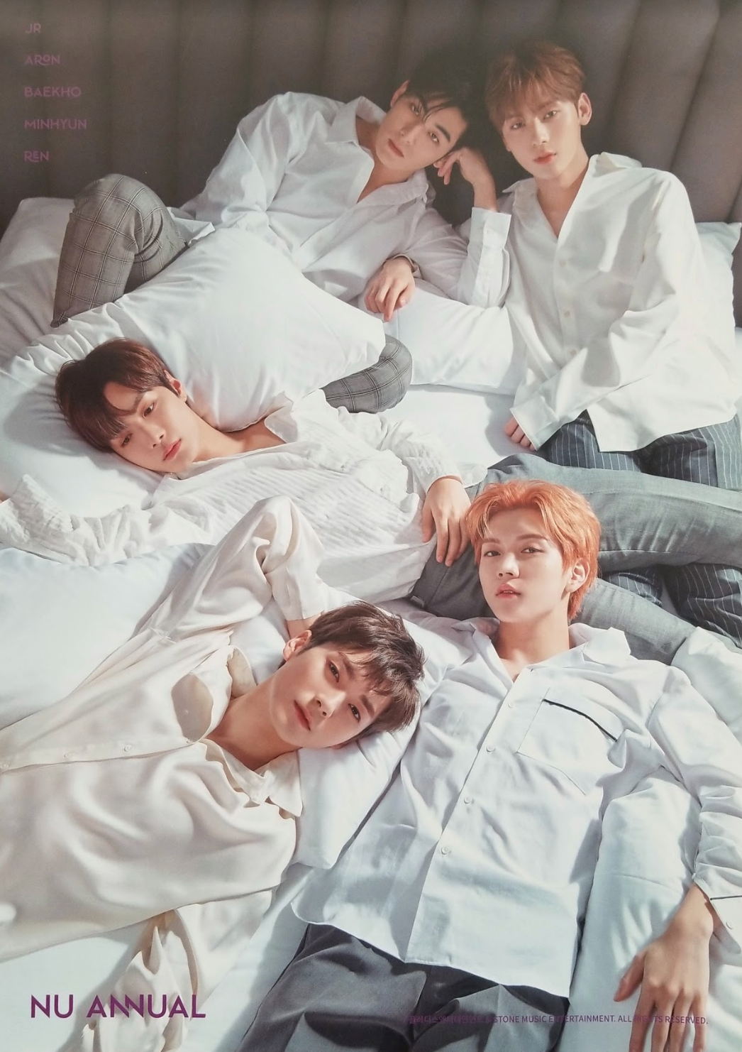 NU'EST Nu Annual Photobook Official Poster - Photo Concept 1