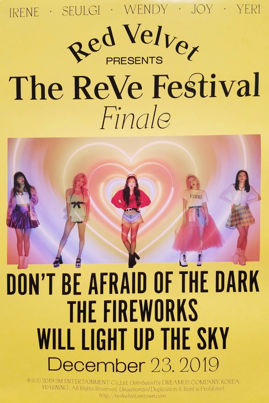 Red Velvet Repackage Album The ReVe Festival Finale Official Poster - Photo Concept 1