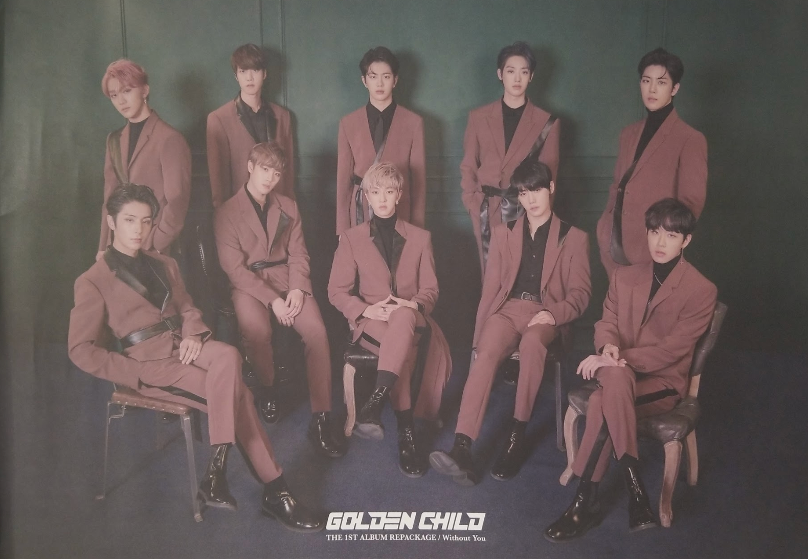 GOLDEN CHILD 1ST REPACKAGE ALBUM - WITHOUT YOU Official Poster - Photo Concept B