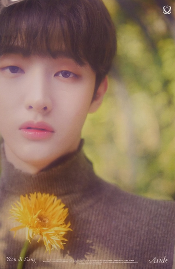 YOON JI SUNG 1ST MINI ALBUM - ASIDE Official Poster - Photo Concept 1
