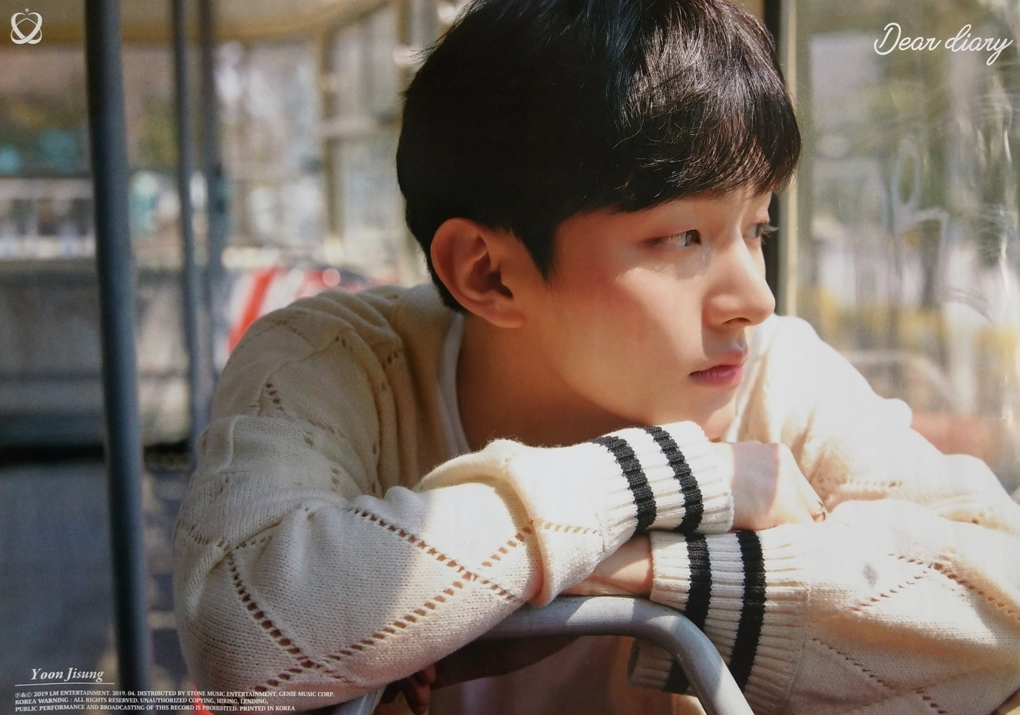 YOON JI SUNG Special ALBUM - Dear Diary Official Poster - Photo Concept 1