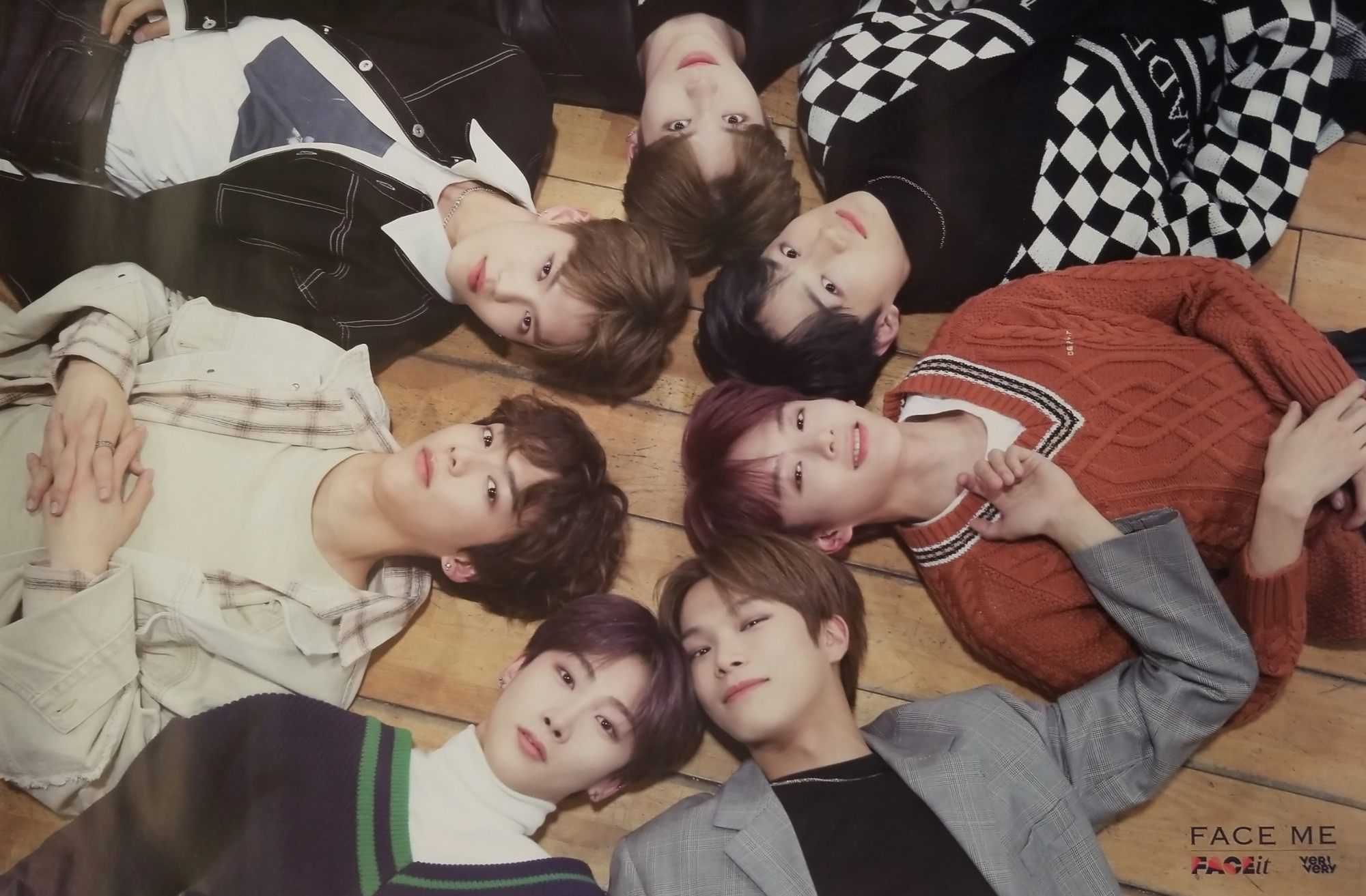 VERIVERY 3RD MINI ALBUM - FACE ME Official Poster - Photo Concept DIY A