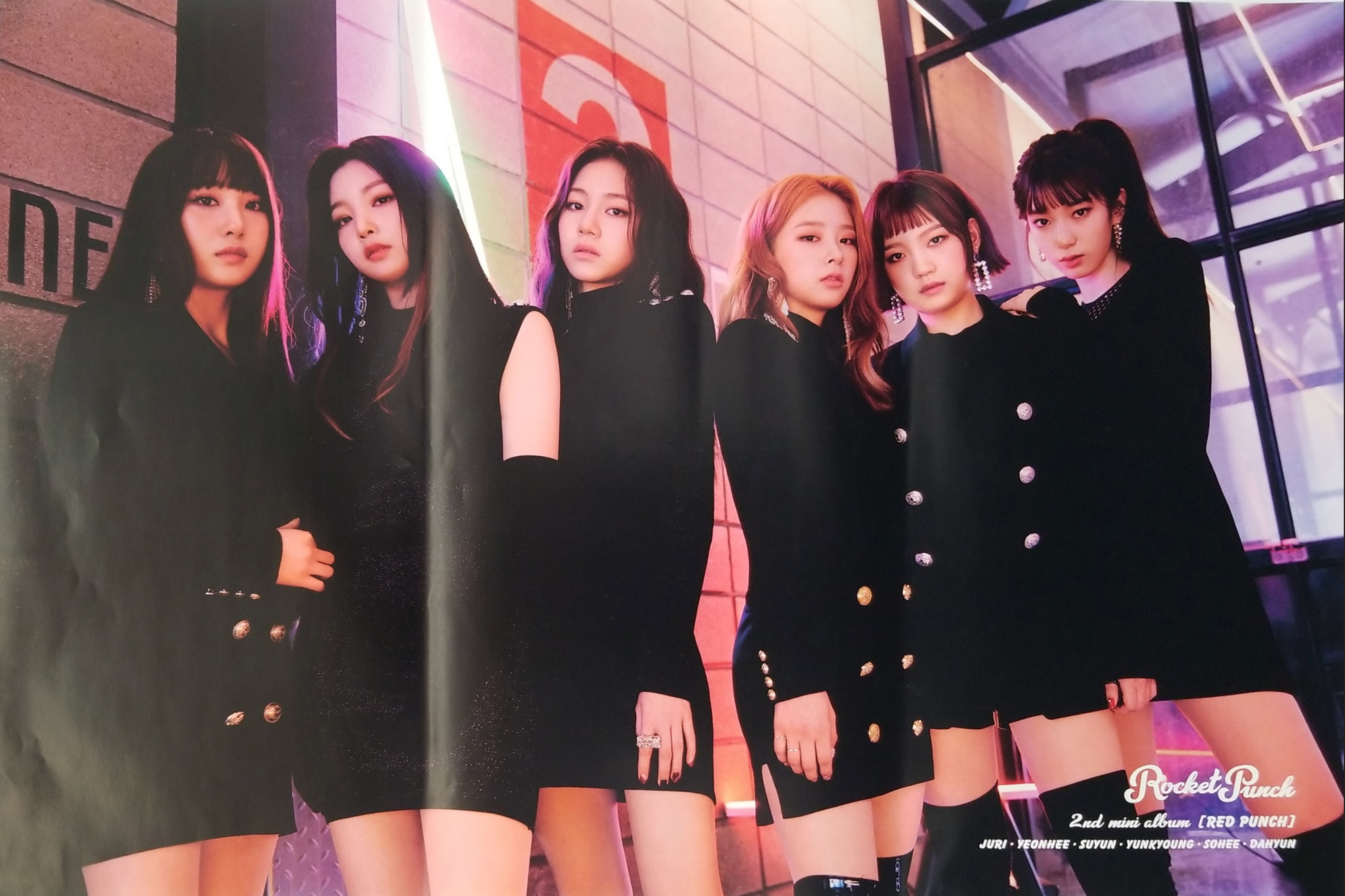 Rocket Punch 2nd Mini Album Red Punch Official Poster - Photo Concept 2