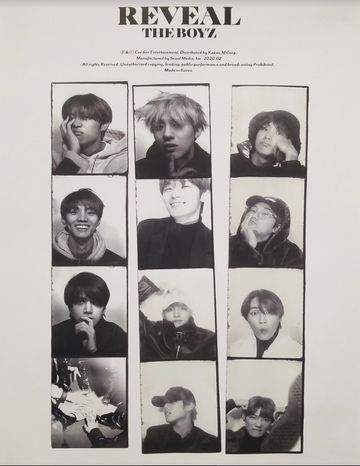 The Boyz 1st Album Reveal Official Poster - Photo Concept Boy