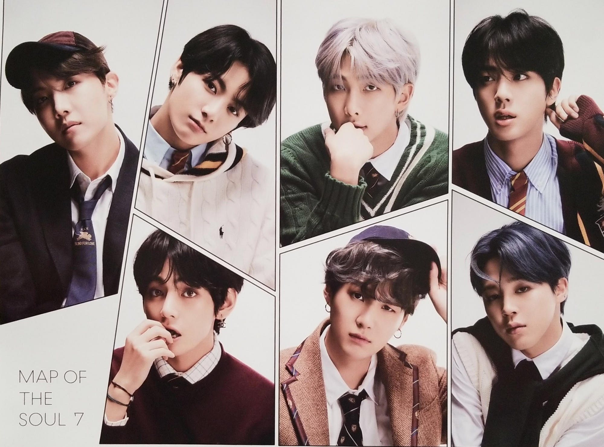 BTS - MAP OF THE SOUL : 7 Official Poster - Photo Concept 4