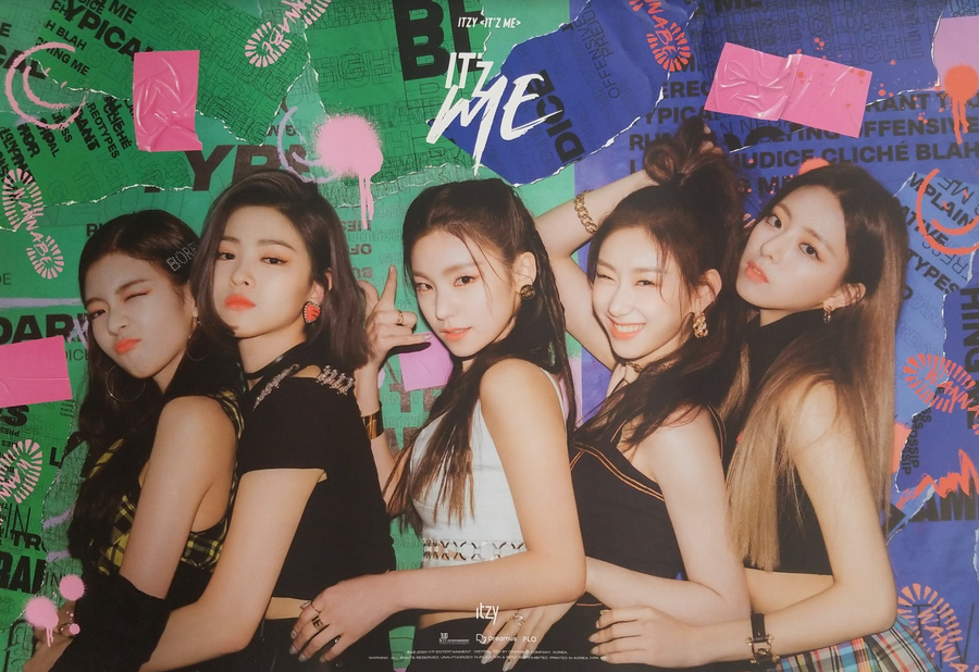 ITZY 2nd Mini Album ITZ ME Official Poster - Photo Concept WannaBe