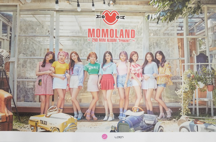 Momoland 2nd Mini Album Freeze Official Poster- Photo Concept 1