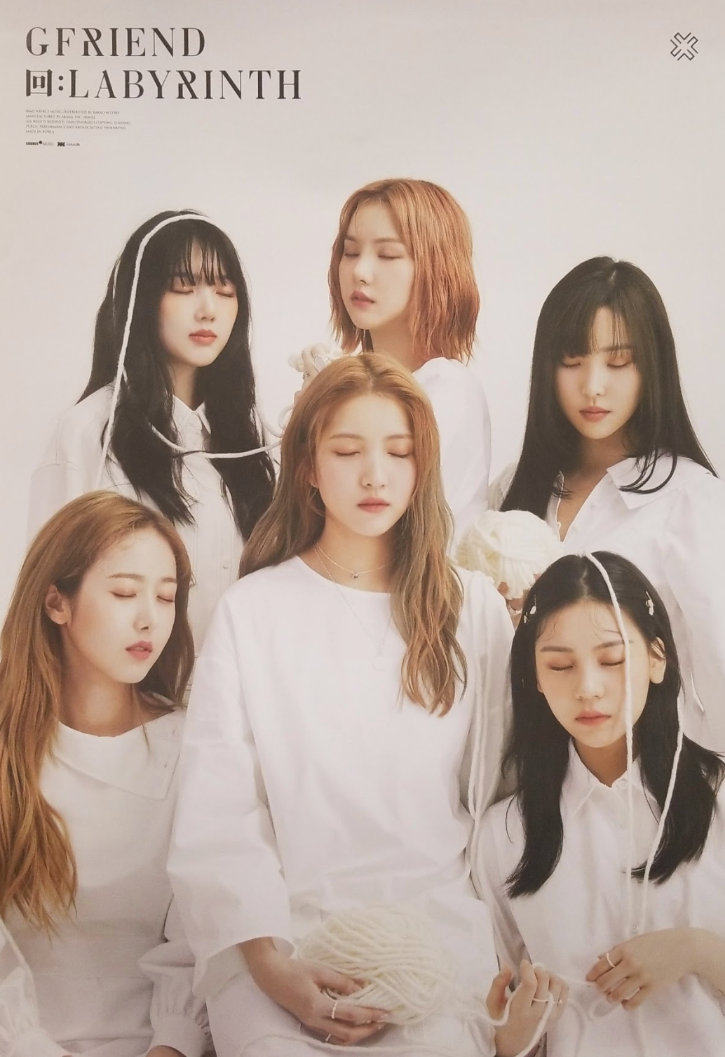 GFRIEND ALBUM - 回:LABYRINTH Official Poster - Photo Concept Twisted