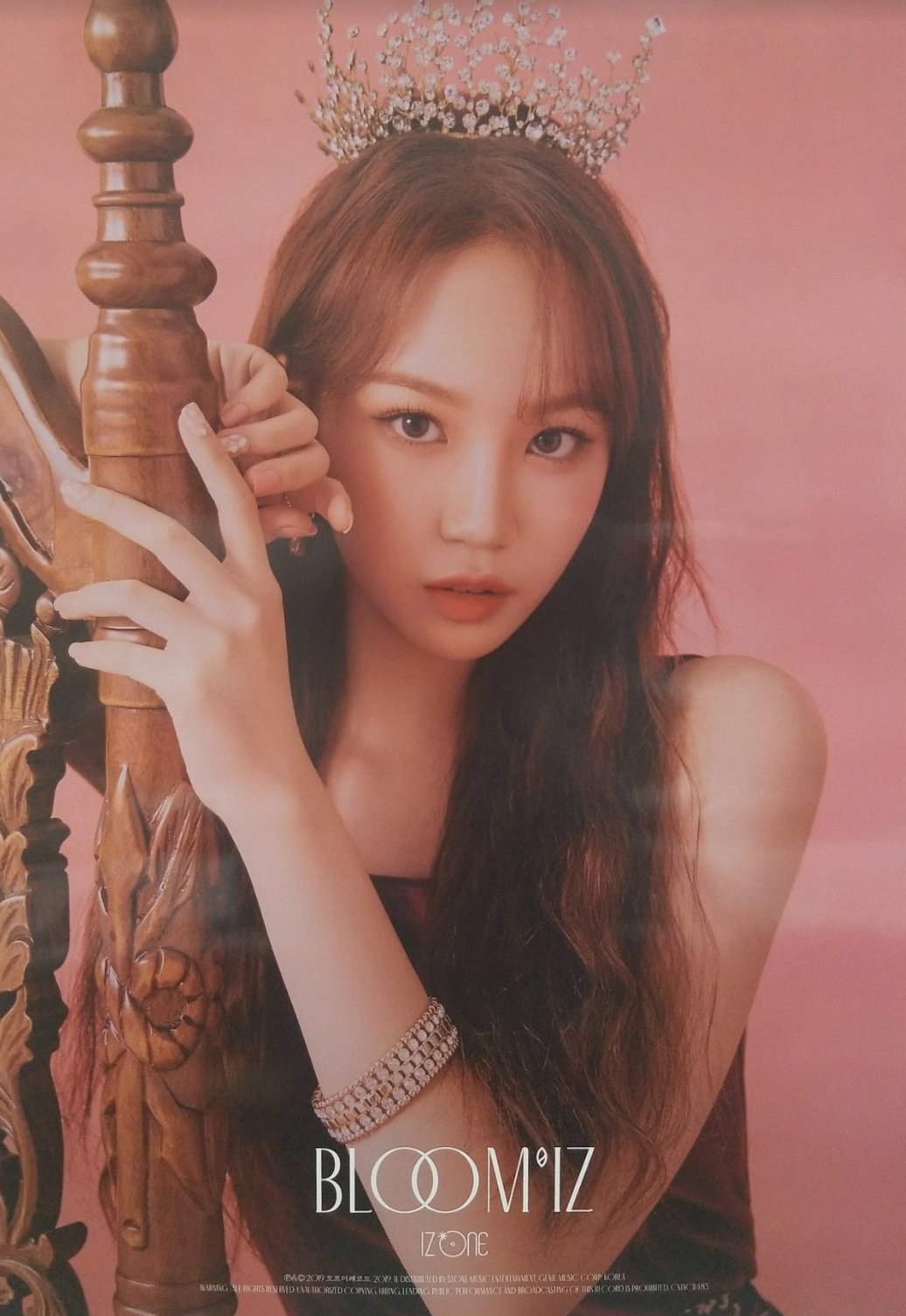 IZ*ONE 1st Album Bloom*IZ Official Poster - Photo Concept Chaewon