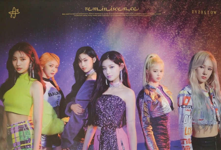 Everglow 1st Mini Album Reminiscence Official Poster - Photo Concept Group