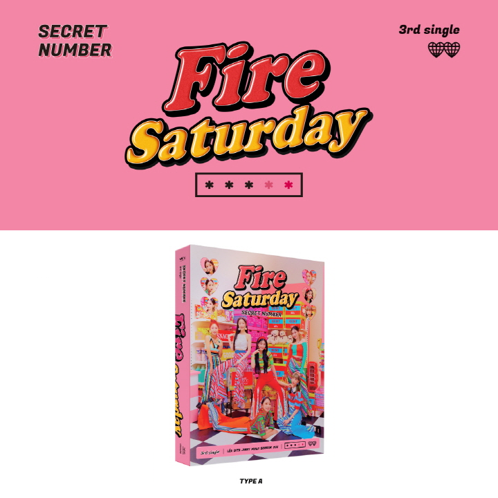 Secret Number 3rd Single Album - Fire Saturday (Standard Edition)
