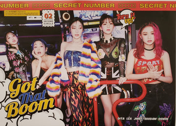 SECRET NUMBER 2nd Single Album Got That Boom Official Poster - Photo Concept 1