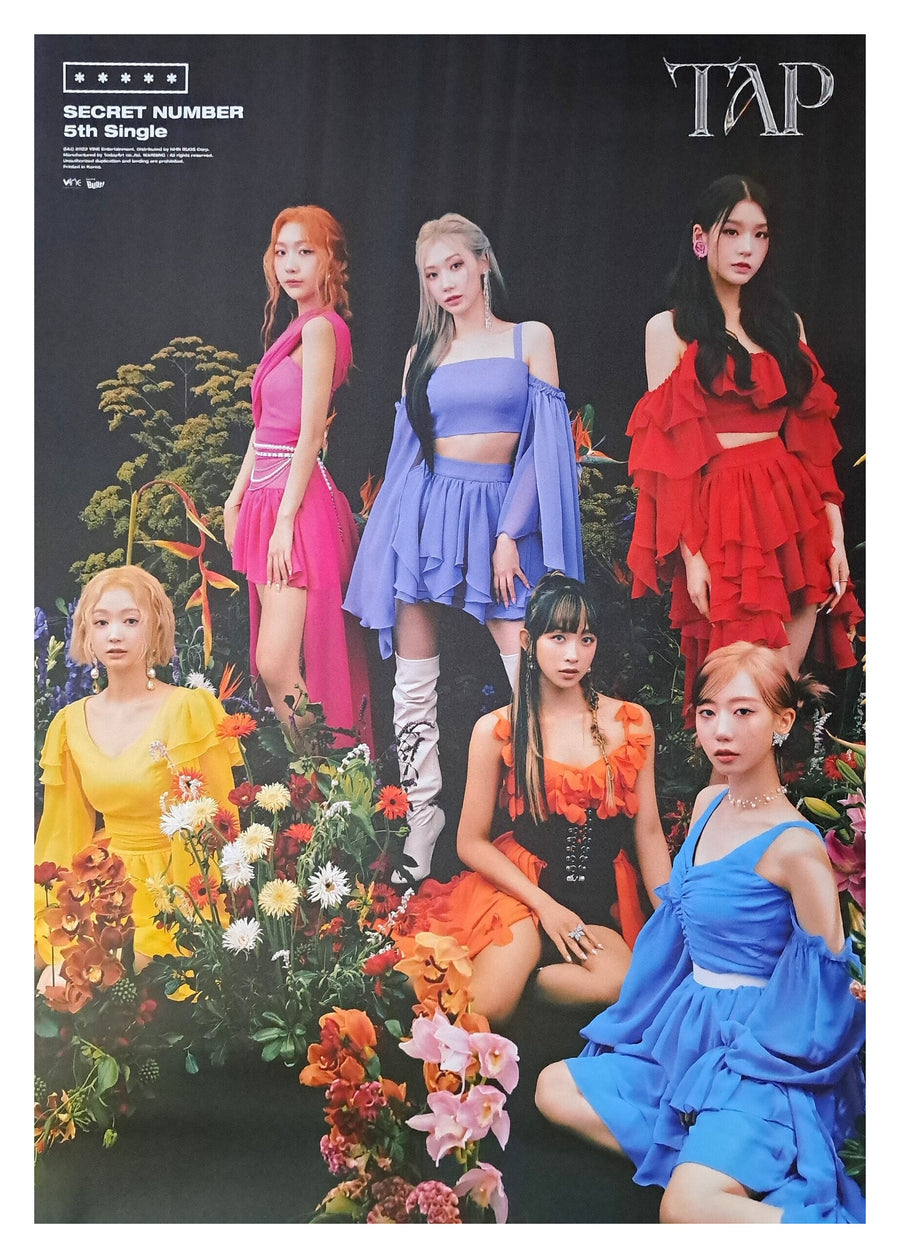 Secret Number 5th Single Album TAP Official Poster - Photo Concept 1