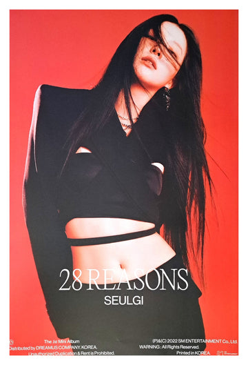 Seulgi 1st Mini Album - 28 Reasons (Case Ver.) Official Poster - Photo Concept 1
