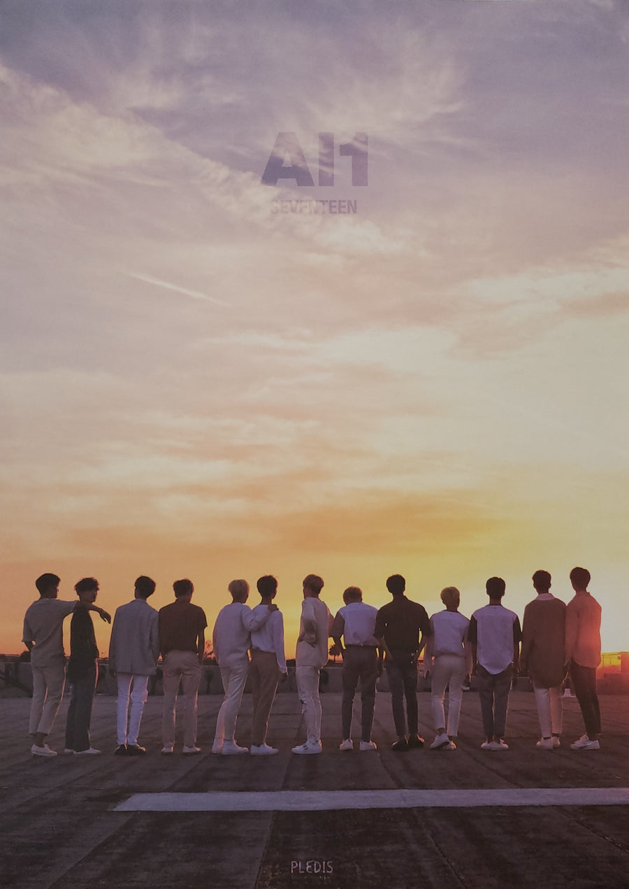 Seventeen 4th Mini Album Al1 Official Poster - Photo Concept B