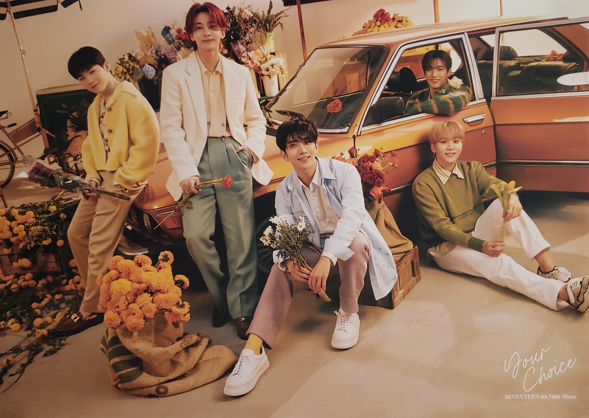 SEVENTEEN 8TH MINI ALBUM YOUR CHOICE Official Poster - Photo Concept V
