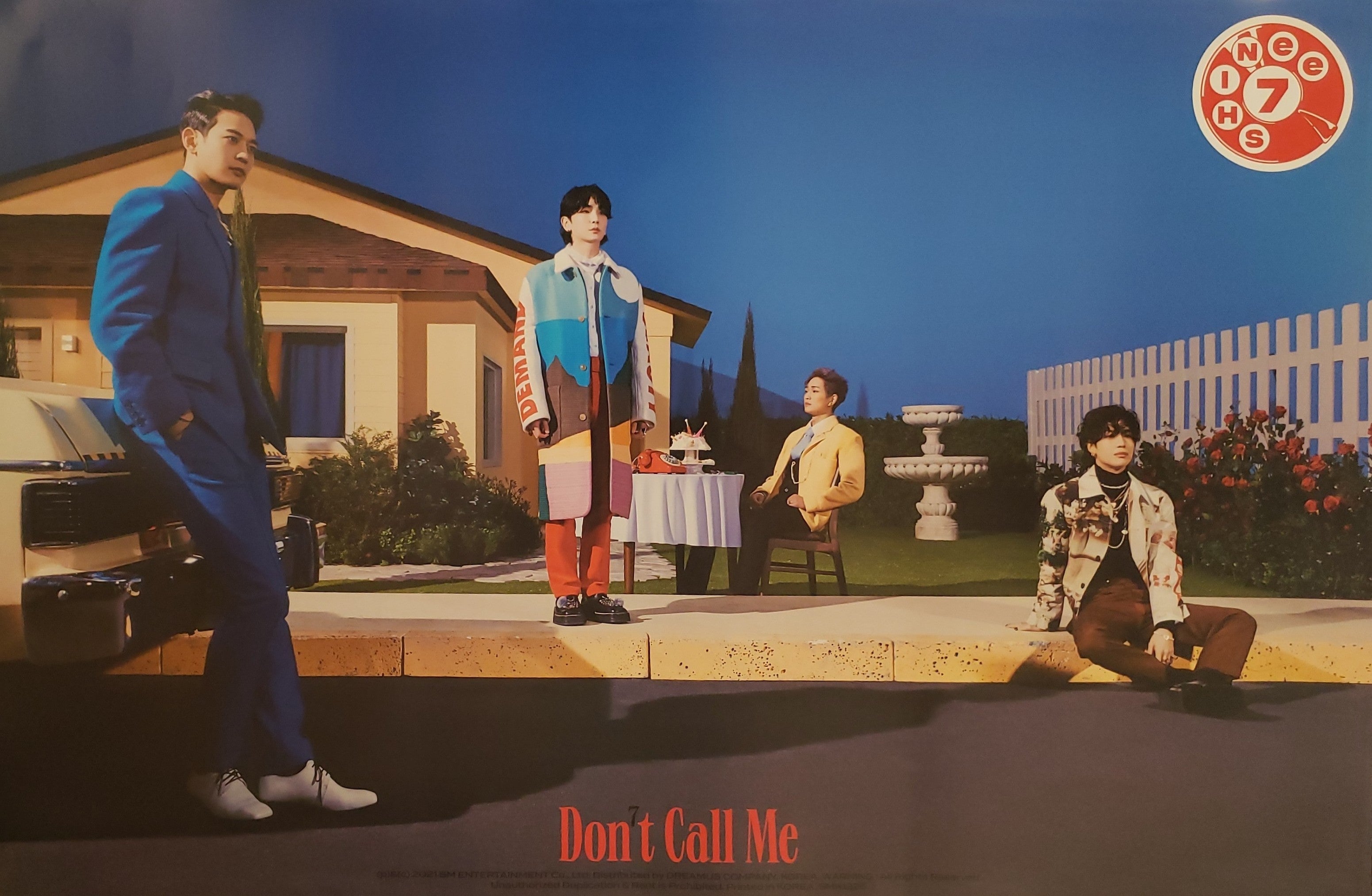 SHINee 7th Album Don't Call Me Official Poster - Photo Concept