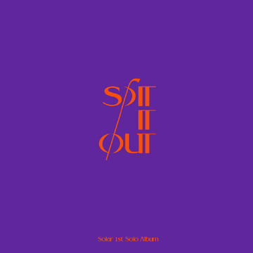 Solar 1st Single Album - Spit It Out