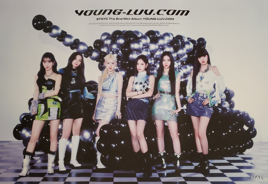 Stayc 2nd Mini Album Young-Luv.Com (Jewel Case Version) Official Poster - Photo Concept 1