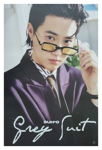 Suho 2nd Mini Album Grey Suit (Digipack Ver.) Official Poster - Photo Concept 1