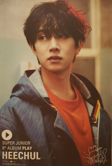 Super Junior 8th Album Play Official Poster - Photo Concept Heechul