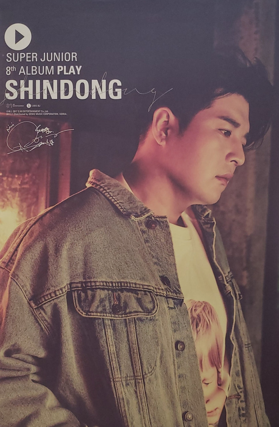 Super Junior 8th Album Play Official Poster - Photo Concept Shindong