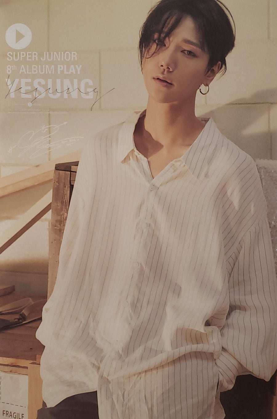 Super Junior 8th Album Play Official Poster - Photo Concept Yesung