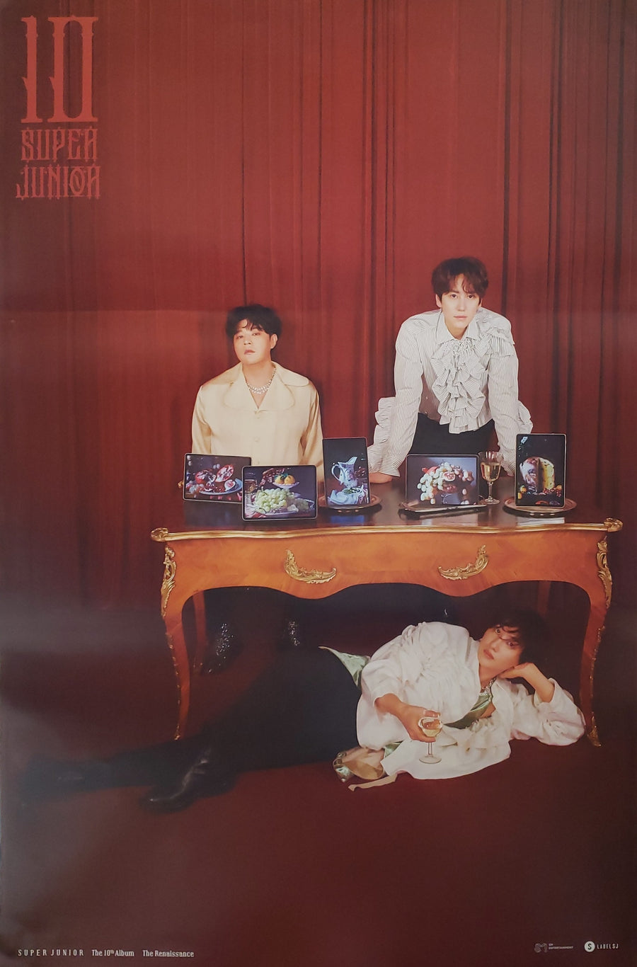 Super Junior 10th Album The Renaissance (The Renaissance Style) Official Poster - Photo Concept Versatile